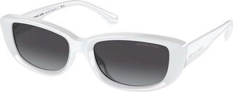 Michael Kors MK2210U ASHEVILLE 31008G Womens Sunglasses White Size 54