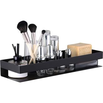 OEM Estanter&iacute;a De Ba&ntilde;o, Estante De Pared, Estante De Ducha, Acero Inoxidable Sus304 Negro, 40 Cm, Bsc205s40a-bk-crezuo
