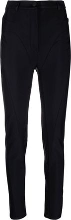 MUGLER high-waisted skinny trousers - women - Polyamide/Elastane - 42 - Black