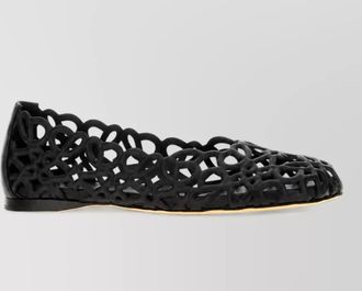 Loewe leather ballerina shoes