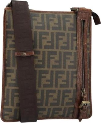 Fendi Pre-owned Plastic Cross Body Bag - Dames - Vintage Schoudertas - Bruin - ONE Size - Vintage