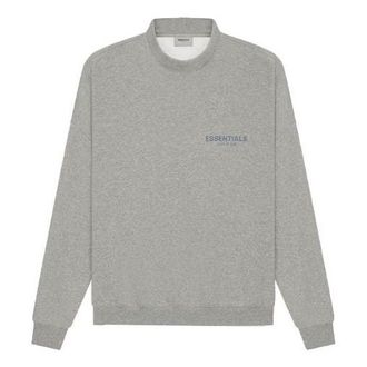 Fear of God SS21 Pullover Mockneck Dark Heather Oatmeal FOG-SS21-612