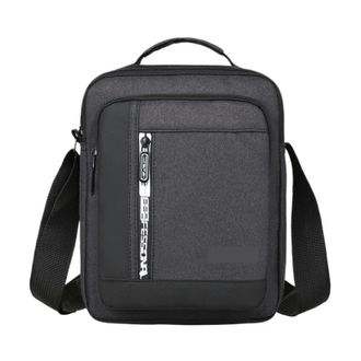Generic Compatible For Man Crossbody Bag Shoulder(Black)
