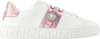 Versace Sneakers, female, Pink, Size: 11 US Crystal Greca Sneakers