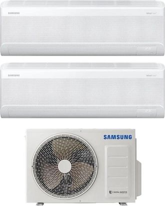 Samsung Doble split inverter aire acondicionado windfree elite serie 9+9 con aj050txj2kg/eu r-32 wi-fi integrado 9000+9000 - Samsung
