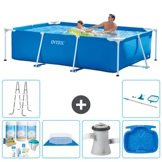 Intex Piscina Con Estructura Rectangular - 260x160x65 Cm - 7-piezas S20831