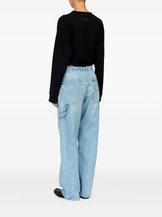 Maison Margiela Wide-Leg Light-Wash Denim Jeans - light blue