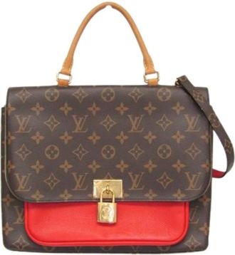 Louis Vuitton Pre-owned Handbags, female, Red, Size: ONE SIZE Pre-owned Marignan M44286 Handbag