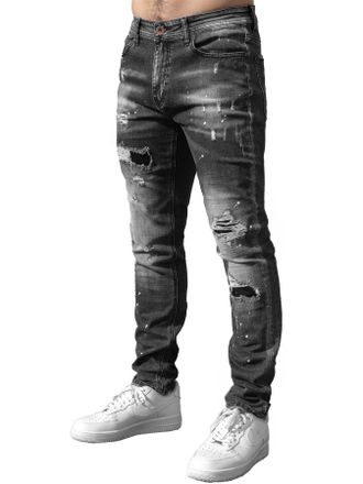 Enzo Jeans Milano | Heren Gescheurde Spijkerbroek