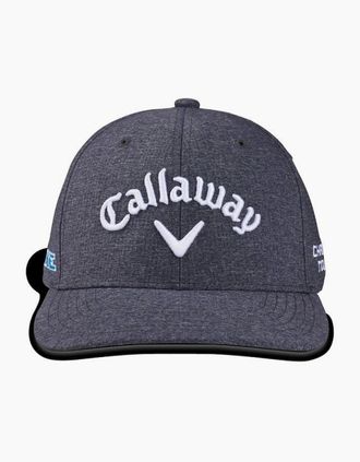 Callaway Mens Wordmark Logo Pre Curved Brim Cap - Grey/Multi - Size: MENS