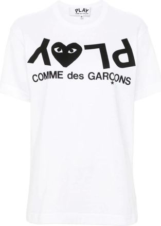 Comme Des Gar&ccedil;ons Tops, Dames, Wit, S, Katoen, Comme des Garcons T-shirts en polos Wit