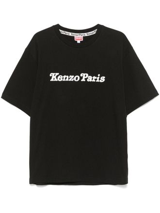 Kenzo logo-print T-shirt - unisex - Cotton - L - Black