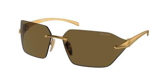 Prada PR A55S 15N01T Mens Sunglasses Gold Size 71