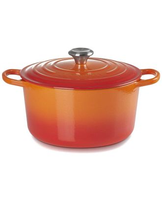 LE CREUSET Signature Flame 6.5 Qt Dutch Oven