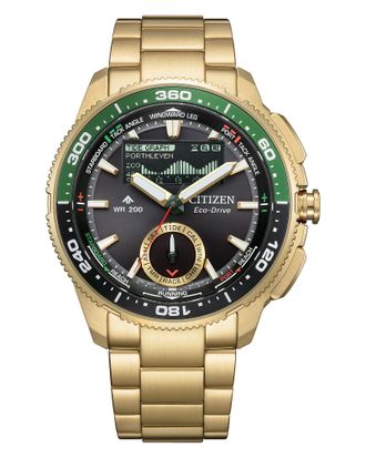 Citizen Promaster WaveTracker Perpetual Alarm Black Dial Mens Watch JV3002-51E
