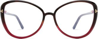 Tom Ford Eyewear Occhiali cat-eye - Marrone