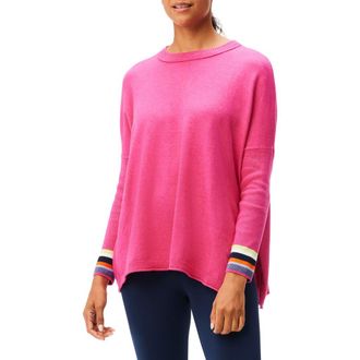 Nic+Zoe Cool Down Color Pop Sweater in Shocking Pink at Nordstrom Rack, Size Small/medium