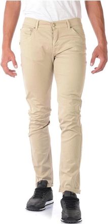 Daniele Alessandrini Licht Beige Pj 4610L100 - Heren - Chinos - Beige - W30 - Katoen - Broeken