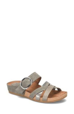 S&ouml;fft Genalyn Slide Sandal in Anthracite at Nordstrom Rack, Size 9.5