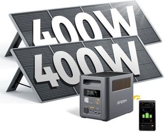 OEM Estaci&oacute;n De Energ&iacute;a Port&aacute;til - Aferiy - Nomad1800pro - 1024wh - 1800w Ca - 2x400w Paneles