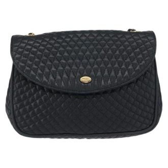 Bally Pre-owned Vintage Chain Shoulder Bag - Dames - Pre-owned - Blauw - Maat: ONE Size