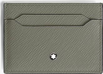 Montblanc Kleines Kartenetui aus Saffianoleder Sartorial 5cc Medium Grey