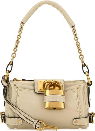 Chlo&eacute; Sand Leather Small Paddington Shoulder Bag