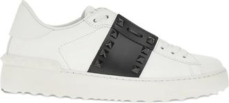 Valentino Garavani Rockstud leather sneakers - White
