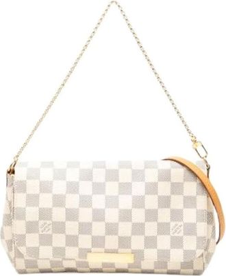 Louis Vuitton Pre-owned Shoulder Bags, female, White, Size: ONE SIZE Pre-owned The Favorite MM