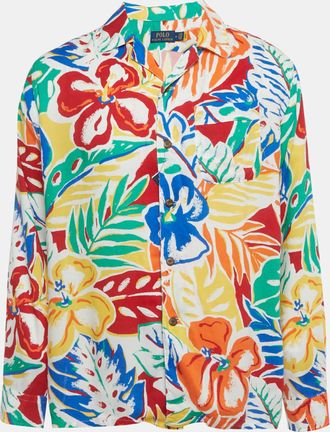 Ralph Lauren Polo Ralph Lauren Multicolor Floral Print Crepe Shirt