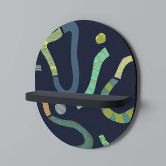 OEM Estante Ovalado Contrast Dance Negro