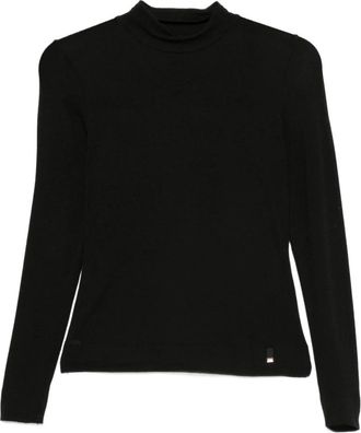 Herno Turtleneck Trui - Dames - Coltruien - Zwart - L - Katoen - Truien & Vesten