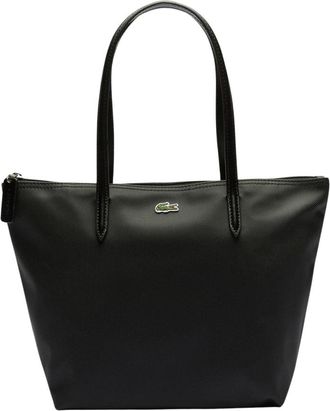 Lacoste Compact Concept Winkel Tas in Zwart - Dames - Shoppers - Zwart - ONE Size - Tassen