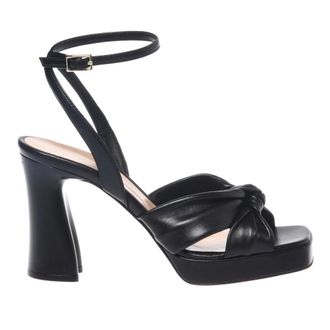 Baldinini High Heel Sandal - female - Baldinini - High Heel Sandals - Black - 6 1/2 UK - Shoes