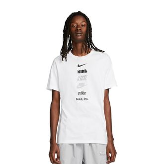 Nike Multi Stack Logo T-Shirt White DZ2875-100