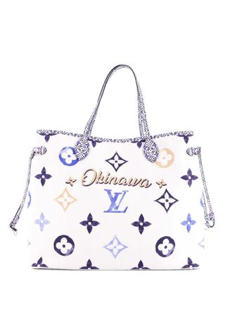 Louis Vuitton Neverfull NM Tote Limited Edition Cities By The Pool Monogram Watercolor Giant GM shoulder bag - Blauw
