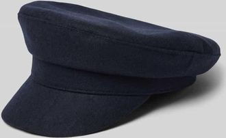 Max Mara Mütze aus Woll-Mix in Marine, Größe 1