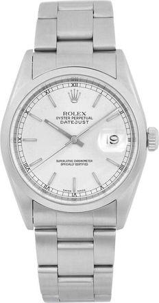 Rolex Pre-owned Rolex Rolex Datejust Automatic Chronometer Silver Dial Mens Watch 16200 SSO