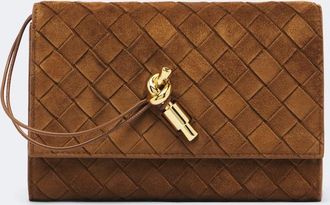Bottega Veneta Pouch Andiamo de ante con correa Intrecciato