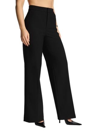 Spanx SPANXsupersmooth WellSuited 360 High Waist Wide Leg Pants in Classic Black at Nordstrom, Size X-Small