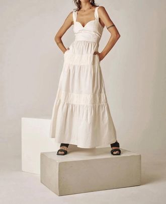 Carolina K Kuna Dress In Gardenia