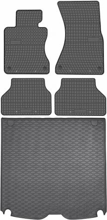 OEM Juego De Alfombrillas De Goma Para Coche Y Alfombrilla Para Maletero Para Bmw Serie 5 E61 Familiar (2004-2010)