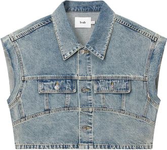 B+ab Giacca denim a maniche corte - Blu