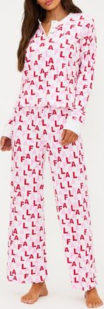 Beach Riot Pacific Pajamas in Falala Cheer at Nordstrom, Size X-Small