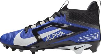 Nike Nike Alpha Menace 4 Elite Football Cleats (FD7036-600, University Red/Team Red/Black/White), Hyper Royal/Midnight Navy/Black/White, 7.5 UK
