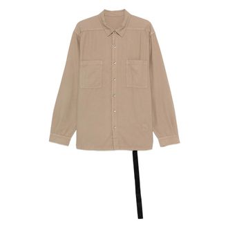 Rick Owens Patch-pocket Cotton Shirt