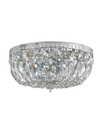 Crystorama 3-Light Spectra Ceiling Mount II