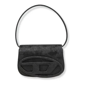 Diesel Shoulder Bags, female, Black, Size: ONE SIZE 1DR Shoulder Bag