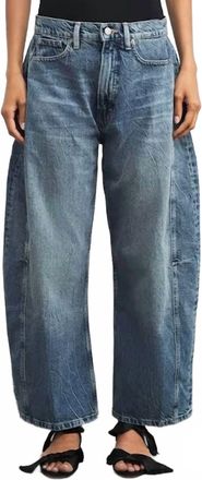 Good American Extreme Barrel Jeans In Indigo