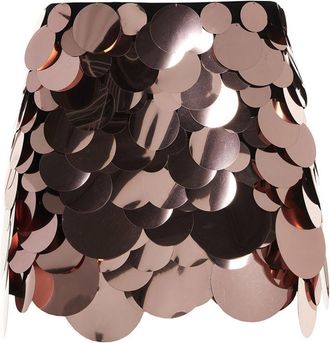 The Attico Pink Rue skirt